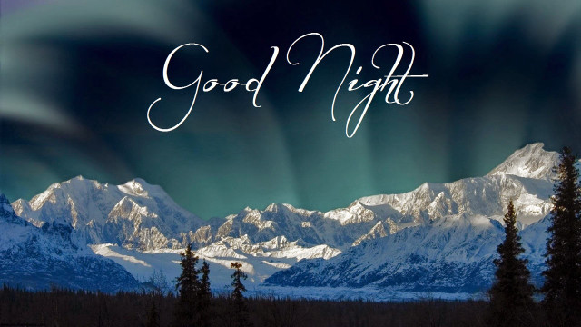 Mountain range good night sky free wallpaper - medium preview image