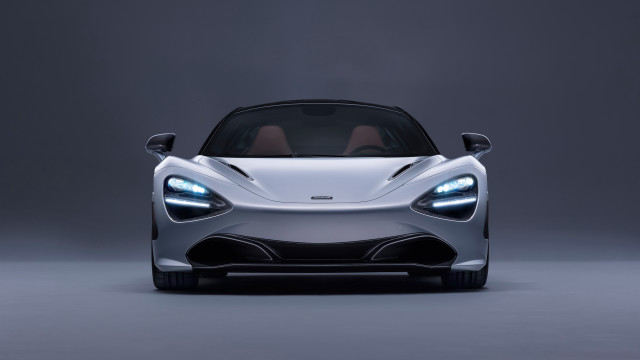 White car lights dark room free wallpaper - medium preview image