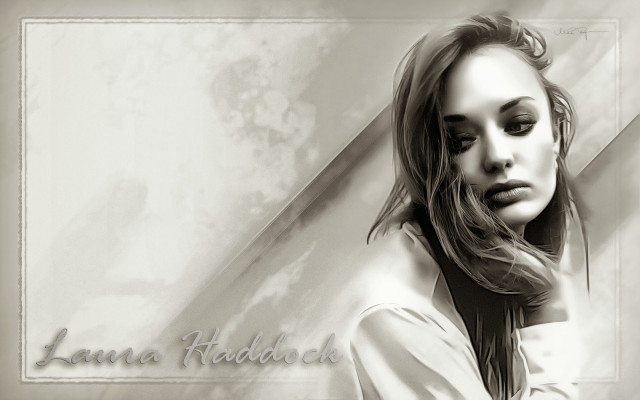 Woman long hair tie posing free wallpaper - medium preview image