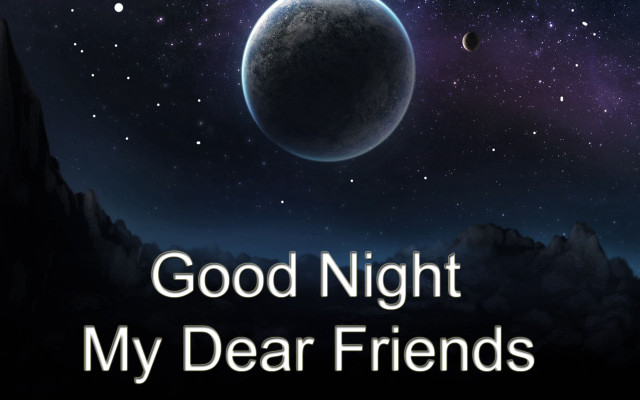 Planet good night my dear free wallpaper - medium preview image