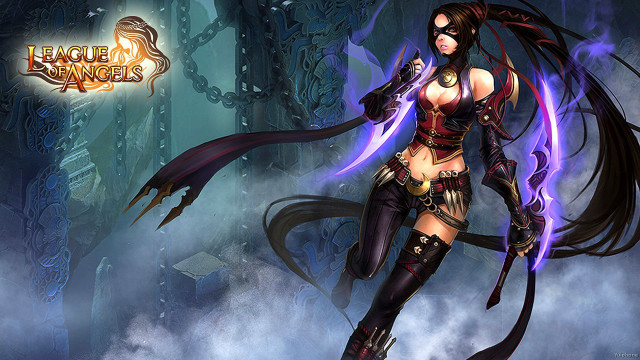 Woman costume sword demon back #2 free wallpaper for desktop - medium preview image