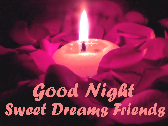 Candle goodnight sweetdreams friends pinkbackground free wallpaper - medium preview image