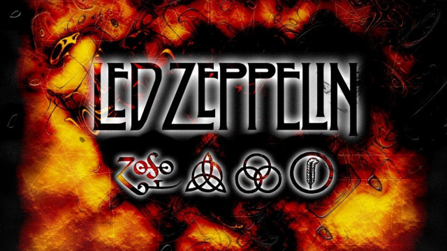 Black red poster ledzern flames free wallpaper - medium preview image
