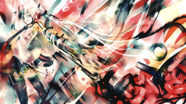 Horse red yellow design black free wallpaper - medium preview image