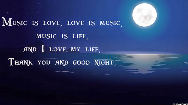 Full moon poem music love free wallpaper - medium preview image