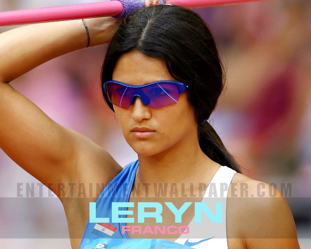 Woman sunglasses pink pole serious free wallpaper - medium preview image