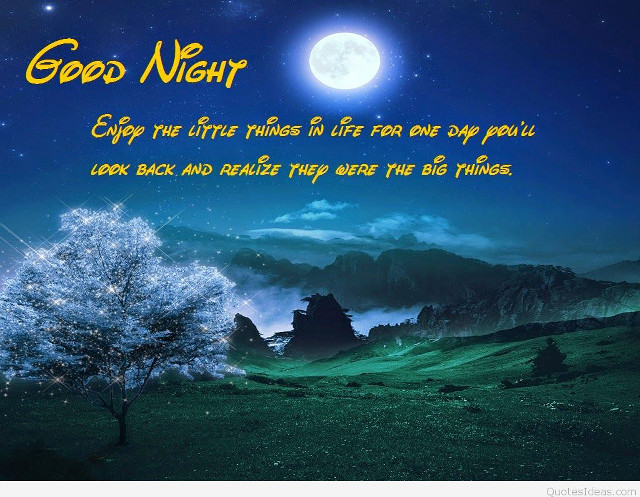 Tree night quote poem image free wallpaper - medium preview image