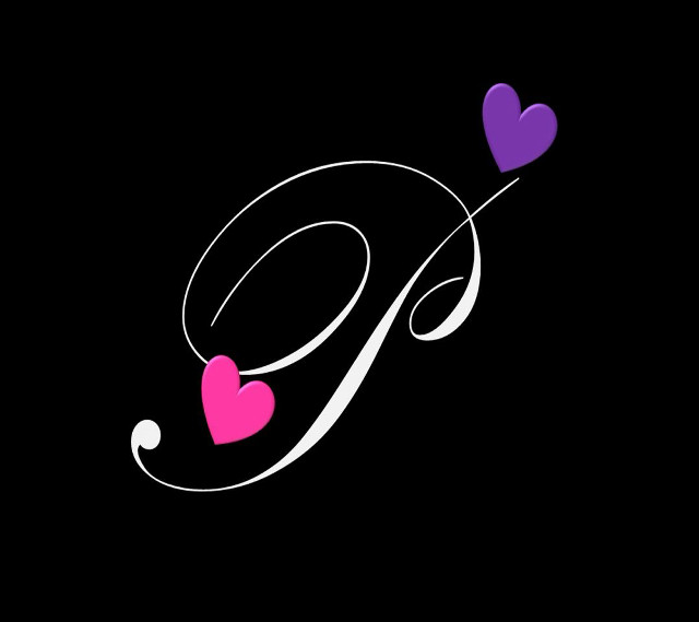 Hearts connected string black background free wallpaper - medium preview image