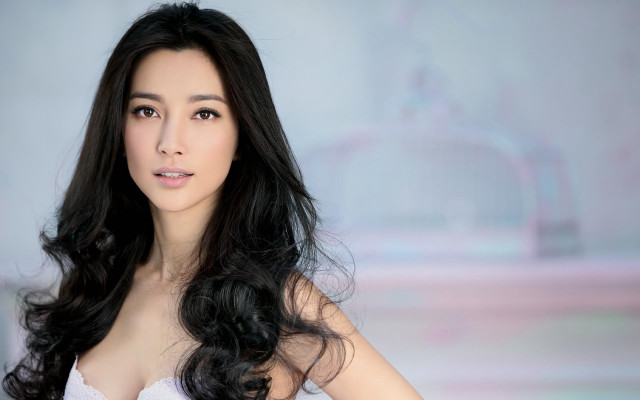 Woman blackhair whitedress birdcage chenlu #2 free wallpaper - medium preview image