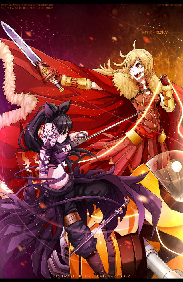 Anime characters swords demon background #4 free wallpaper - medium preview image