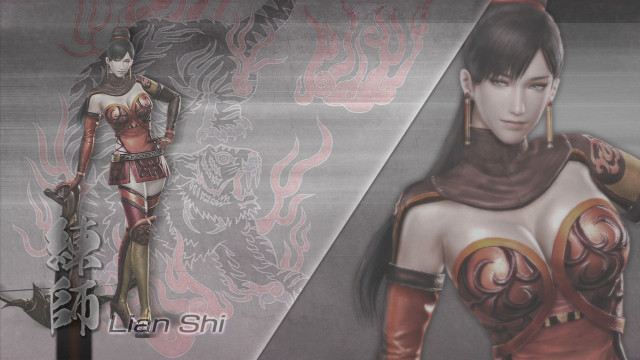 Woman costume sword dragon head free wallpaper - medium preview image