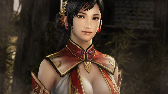 Woman red gold outfit sword #2 free wallpaper - medium preview image