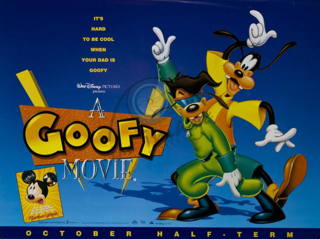 Goofy cartoon movie poster back free wallpaper - medium preview image