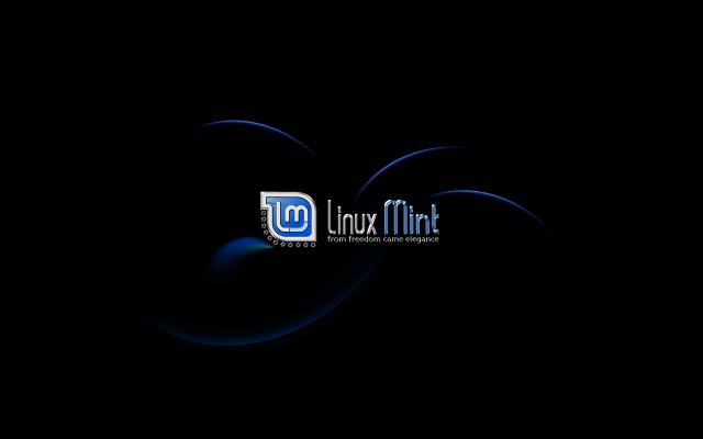 Dark background blue logo black free wallpaper - medium preview image