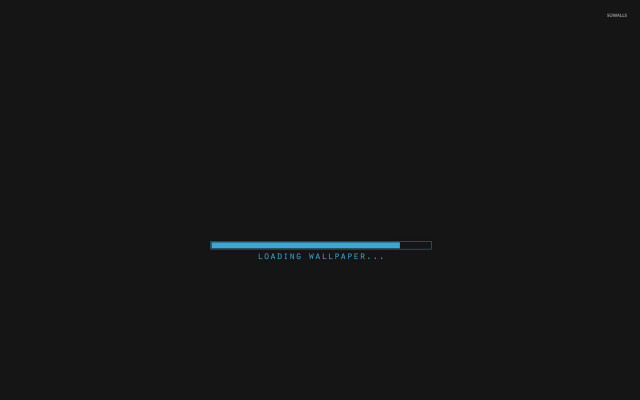 Black background blue line bottom free wallpaper - medium preview image