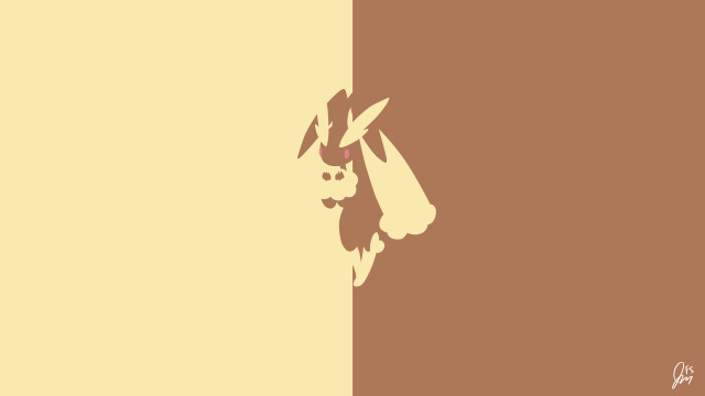 Rabbit standing wall shadow face free wallpaper - medium preview image