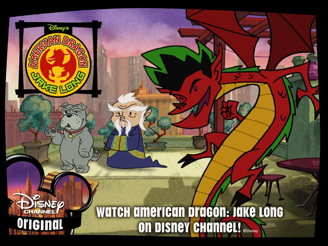 Cartoon dragon dog sign american #2 free wallpaper - medium preview image