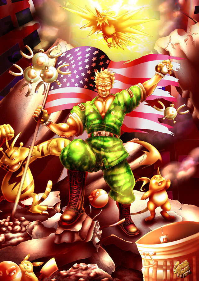 Man holding flag cat rock free wallpaper - medium preview image