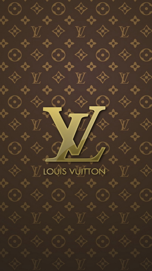 Louis vuitton wallpaper gold logo #2 free wallpaper - medium preview image