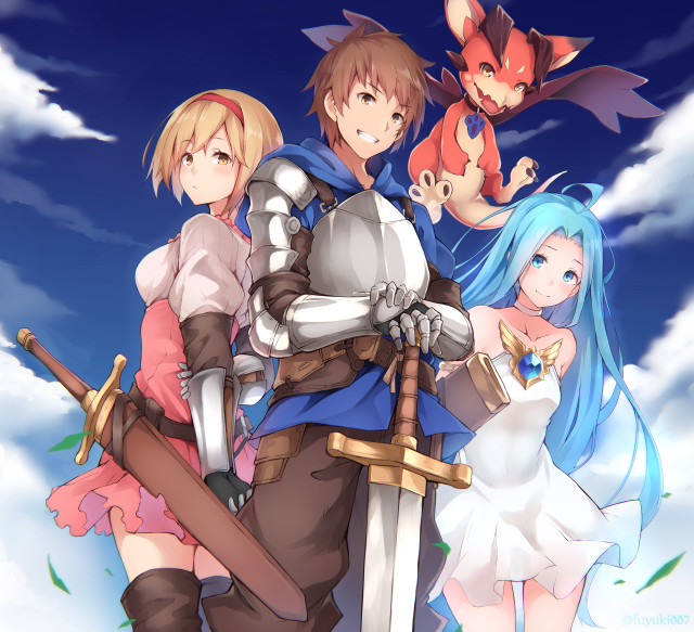 People sky clouds fox group free wallpaper - medium preview image