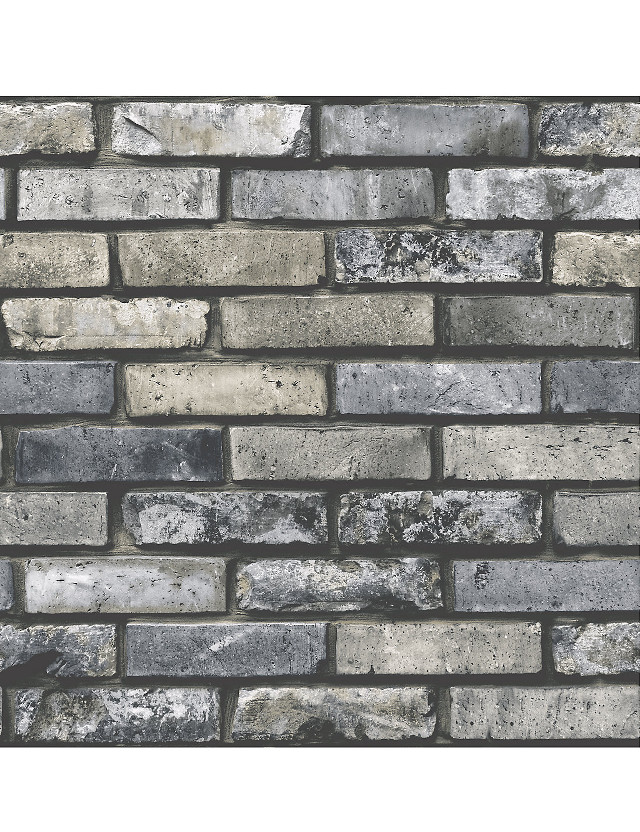Brick wall gray white pattern free wallpaper - medium preview image