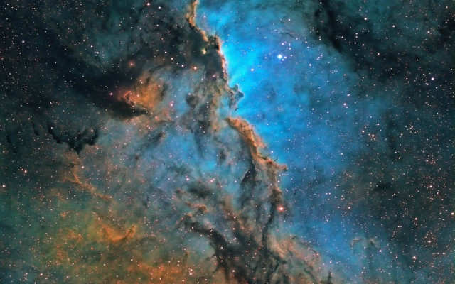Large star cluster blue yellow free wallpaper - medium preview image