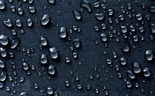 Black water drops ultrafine rain free wallpaper - medium preview image