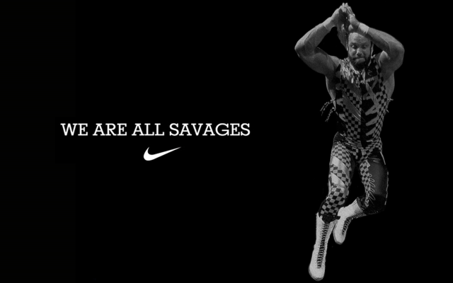 Man clown suit jumping nike free wallpaper - medium preview image