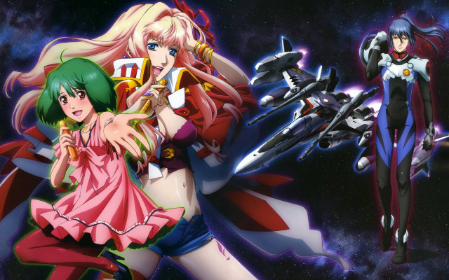 Anime characters space background stars #3 free wallpaper - medium preview image