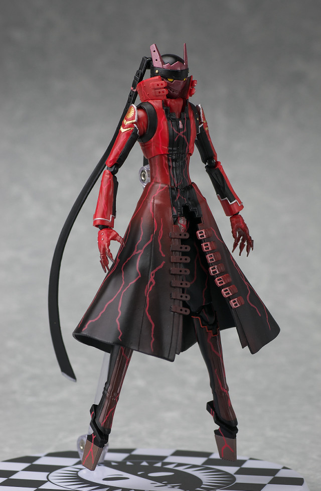 Toy figure checkered surface red free wallpaper - medium preview image