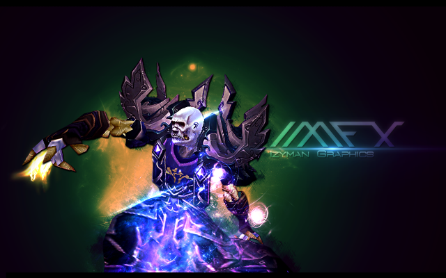 Horned man glowing star demon free wallpaper - medium preview image