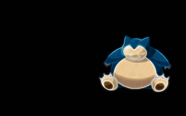 Cartoon character blue tail black free wallpaper - medium preview image