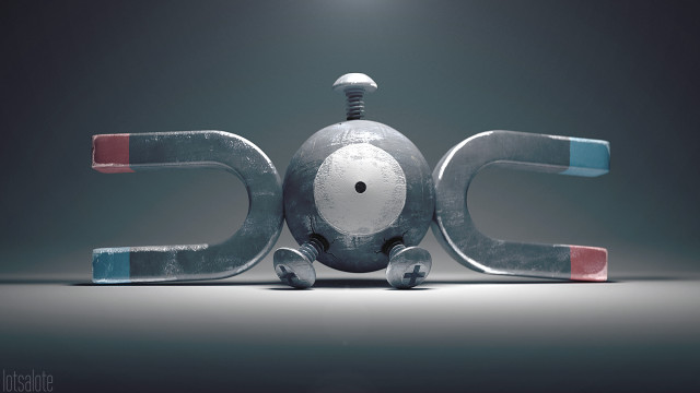Metal light number50 shockart 3drender free wallpaper - medium preview image