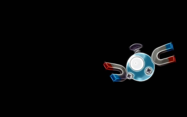 Blue red object black background free wallpaper for desktop - medium preview image