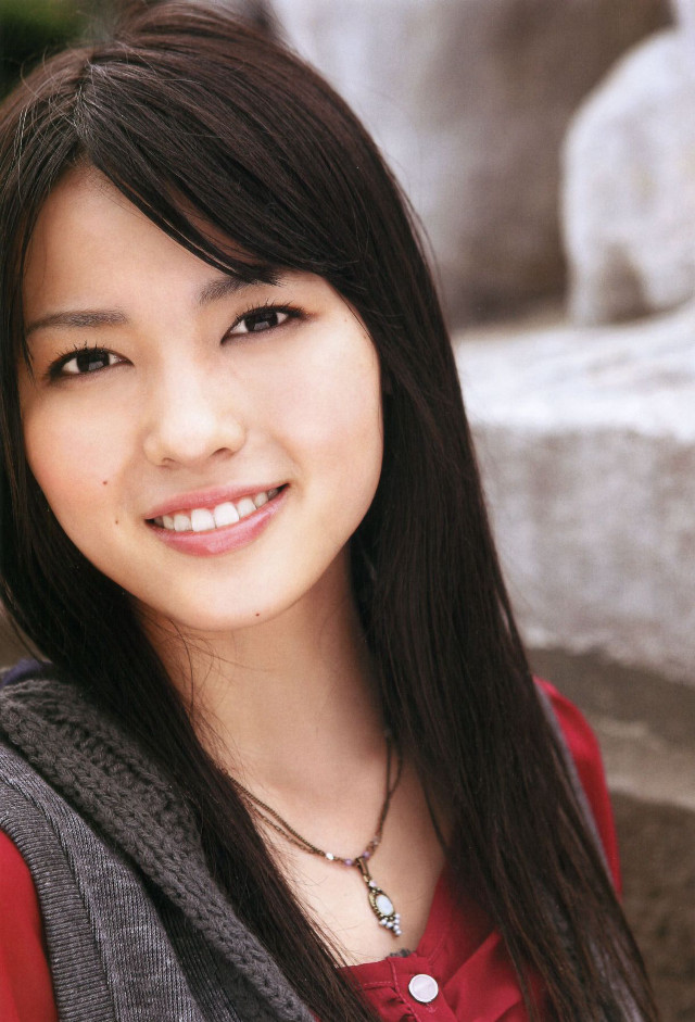 Woman long hair red shirt #10 free wallpaper - medium preview image