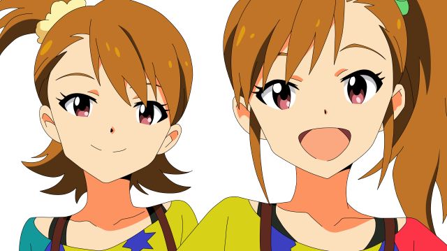 Anime girls expressions hairstyles different free wallpaper - medium preview image