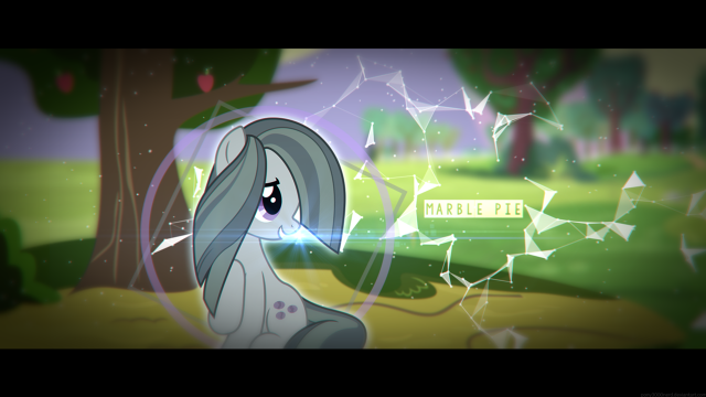 Cartoon pony broken glass marble free wallpaper - medium preview image