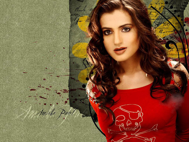Woman red shirt skull green free wallpaper - medium preview image