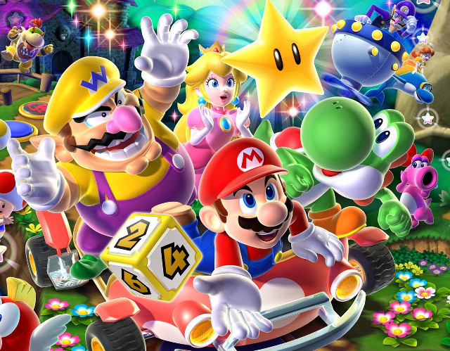 Mario kart friends game mario free wallpaper - medium preview image