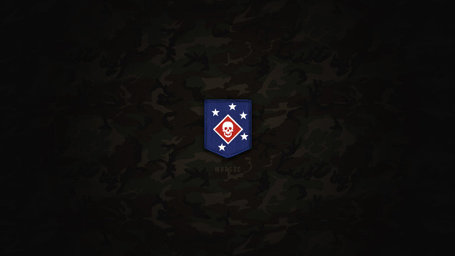 Dark background blue red emblem free wallpaper - medium preview image