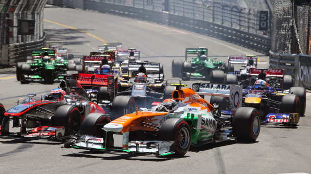 Cars race track spectators driving free wallpaper - medium preview image