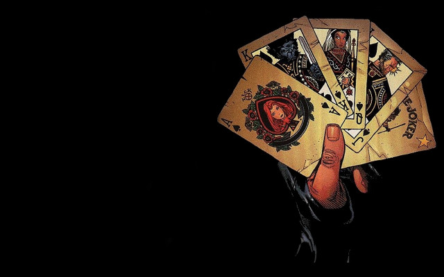 Hand holding deck of cards #2 free wallpaper - medium preview image