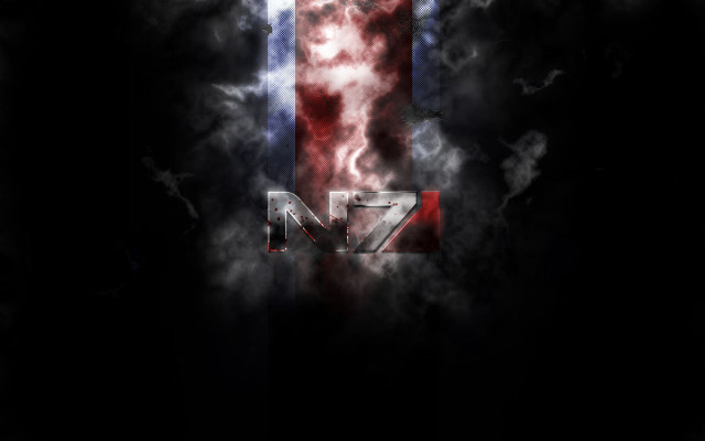 Flag n7 smoke space art free wallpaper - medium preview image