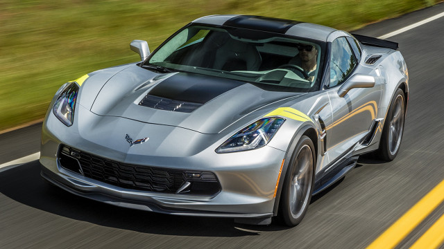 Silver sports car road field #5 free wallpaper for desktop - medium preview image