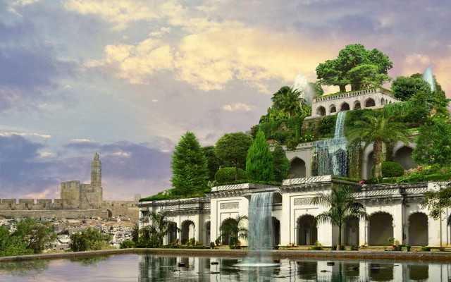 Large building fountain castle tokyo free wallpaper - medium preview image