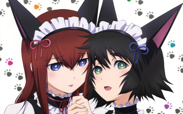 Anime characters horns ears heads free wallpaper - medium preview image