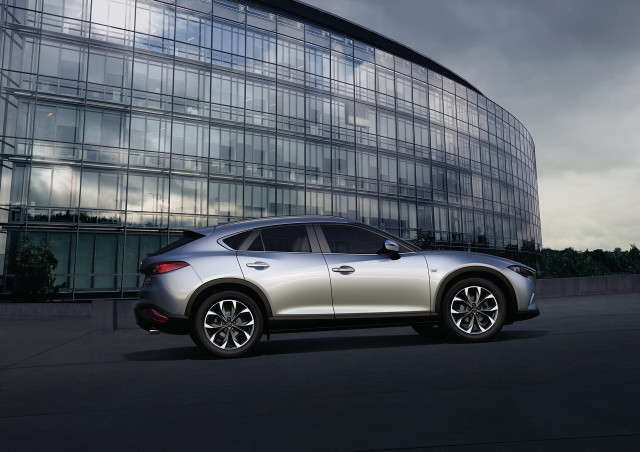 Silver car large building glass free wallpaper - medium preview image