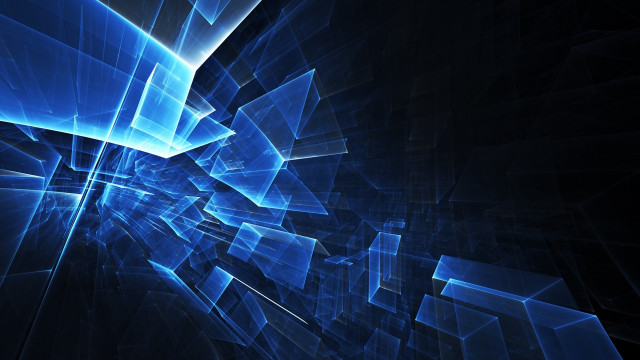 Blue abstract background lines shapes #3 free wallpaper - medium preview image