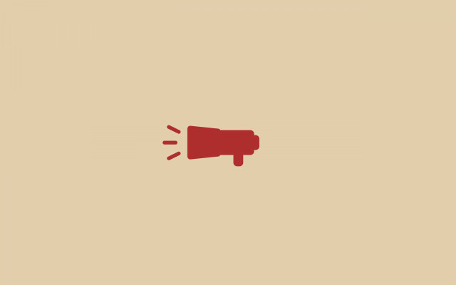 Red speaker beige background red free wallpaper - medium preview image
