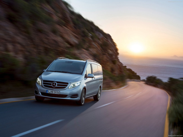 Silver van mountain sunset water free wallpaper - medium preview image